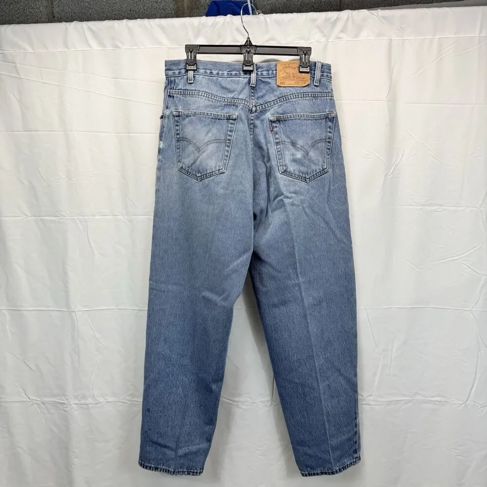 Levi's 560 Jeans Men's 34x32 Blue Medium Wash Relaxed Comfort Fit Baggy Y2K 2002
